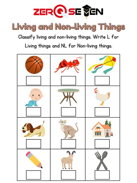 Living Things and Non Living Things g3 .